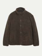 s.Oliver RED LABEL Teddy-Jacke mit Stehkragen 8940-BROWN bei Robert Ley