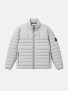 Stone Island Daunenjacke mit Stehkragen v0049ashgrey bei Robert Ley