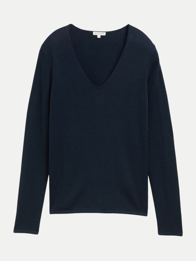 Tom Tailor Casual Pullover mit V-Ausschnitt bei Robert Ley
