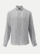 van Laack Gestreiftes Leinenhemd 780-- bei Robert Ley