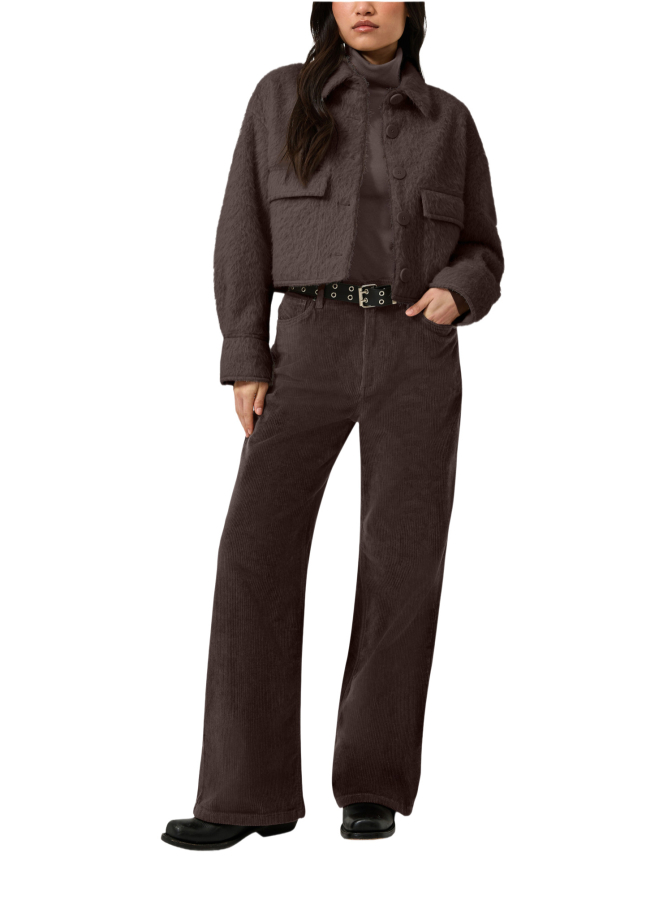 Q/S designed by Cropped Jacke in Woll-Optik bei Robert Ley