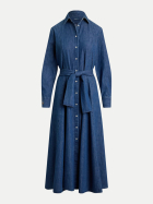 Polo Ralph Lauren Hemdkleid mit Bindegürtel chambray blue bei Robert Ley