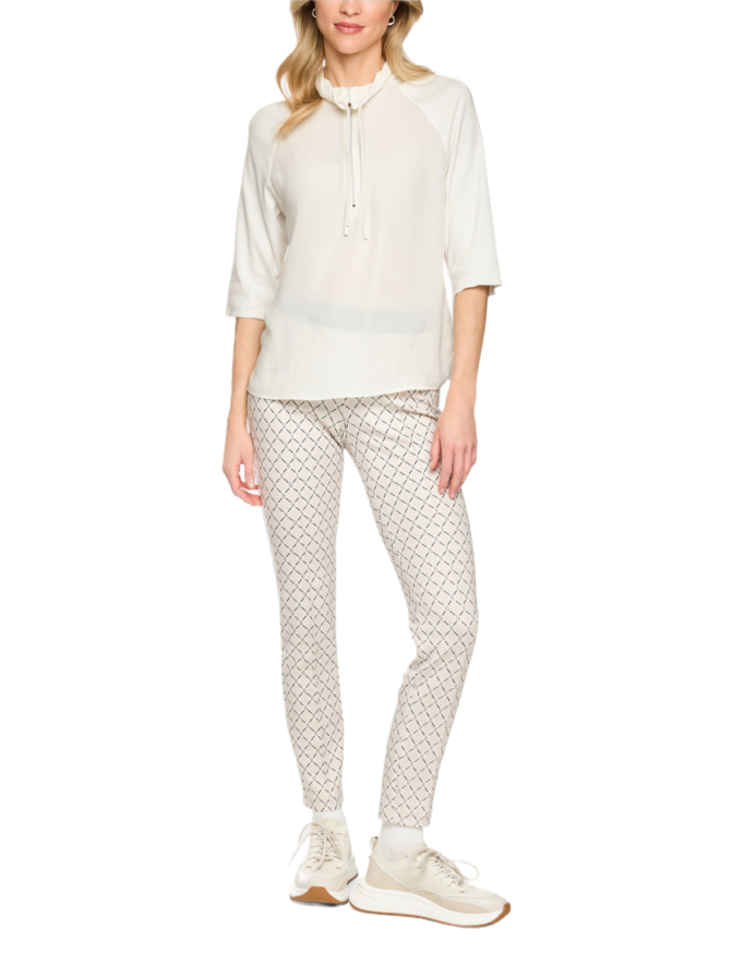Marc Cain Troyer-Blusenshirt mit Feinripp bei Robert Ley