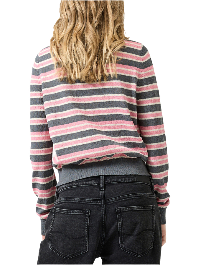 Q/S designed by Strickjacke mit Polo-Kragen bei Robert Ley
