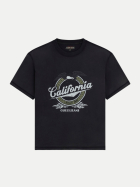 Guess Oversized T-Shirt mit Logoprint jtmu-jet black multi bei Robert Ley