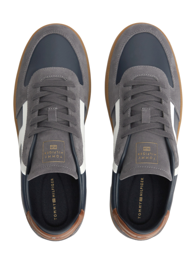 Tommy Hilfiger Ledersneaker TRIBECA mit Strukturmix bei Robert Ley