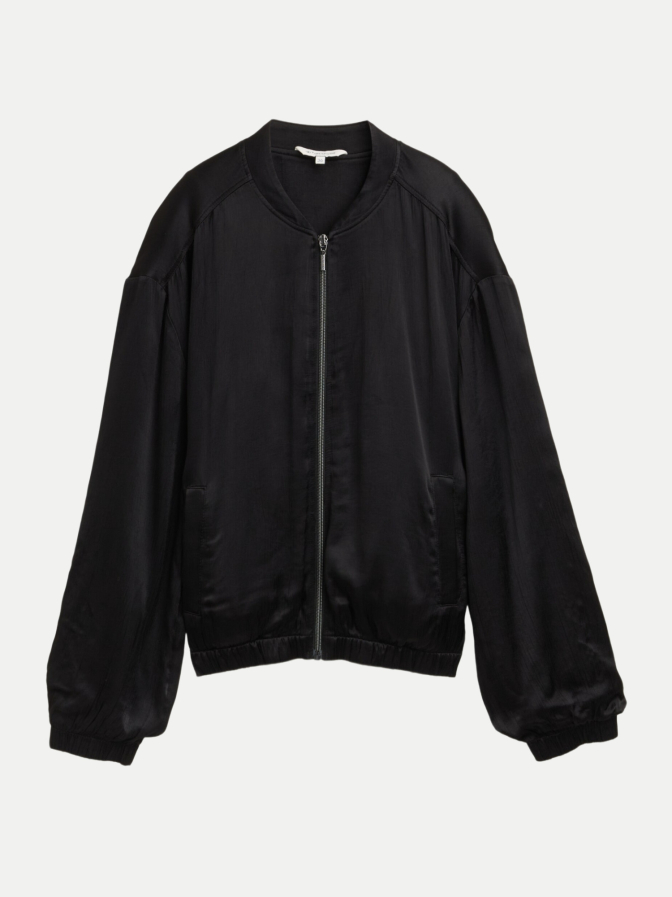 Tom Tailor Casual Oversized Bomberjacke Satin bei Robert Ley