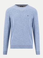 Fynch-Hatton O-Neck, Merino Cashmere 660-air blue bei Robert Ley