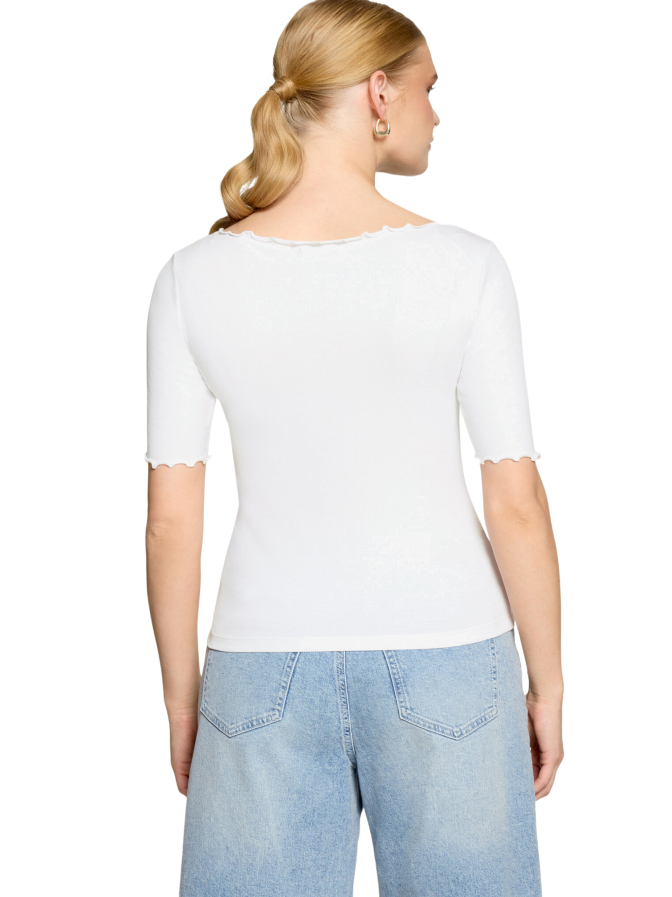 Zero T-Shirt mit U-Boot-Ausschnitt bei Robert Ley