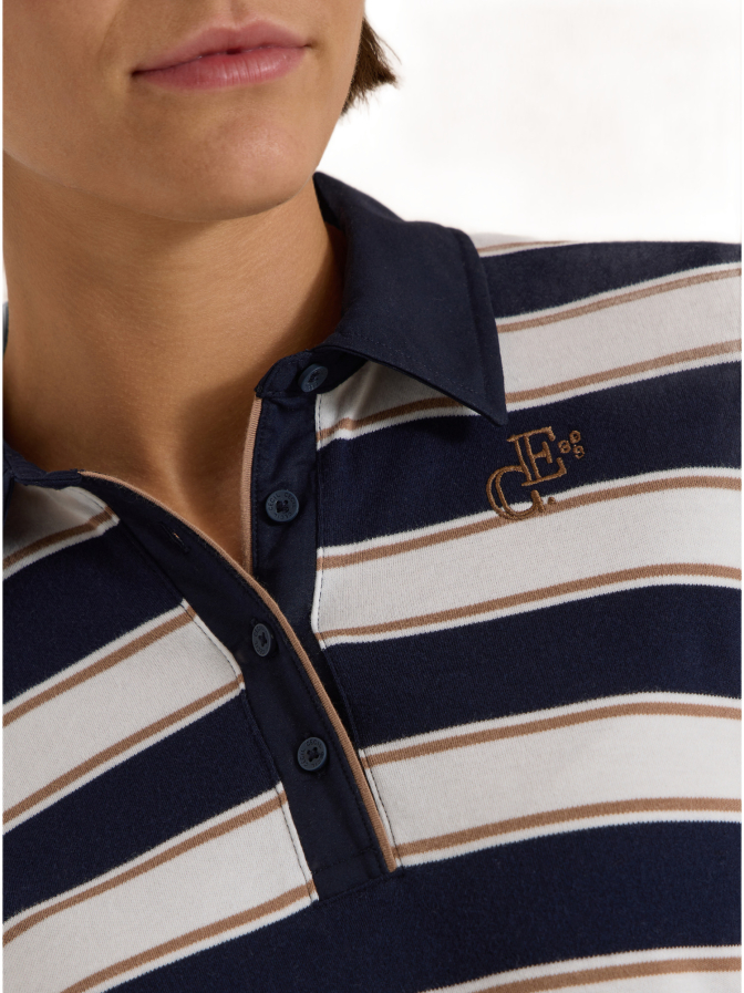 Cecil Langarm Poloshirt mit Knöpfen bei Robert Ley