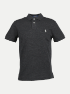 Polo Ralph Lauren Poloshirt in Piqué Qualität 011black-marl heather bei Robert Ley