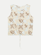 s.Oliver RED LABEL Ärmellose Bluse 89A4-BROWN bei Robert Ley