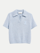 ARMEDANGELS Strickpoloshirt Iconic 3640-mistblue bei Robert Ley