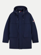 Tommy Jeans Wasserabweisender Parka mit Kapuze 0G1-BLUE bei Robert Ley