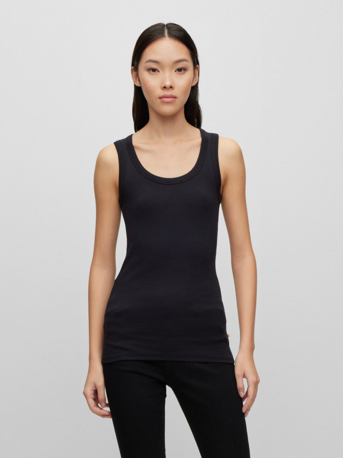 BOSS Orange Top mit U-Ausschnitt bei Robert Ley