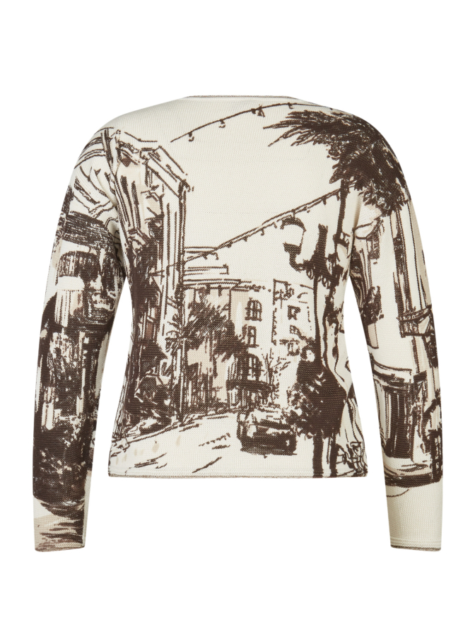 Rabe Moden Pullover mit Fotoprint bei Robert Ley