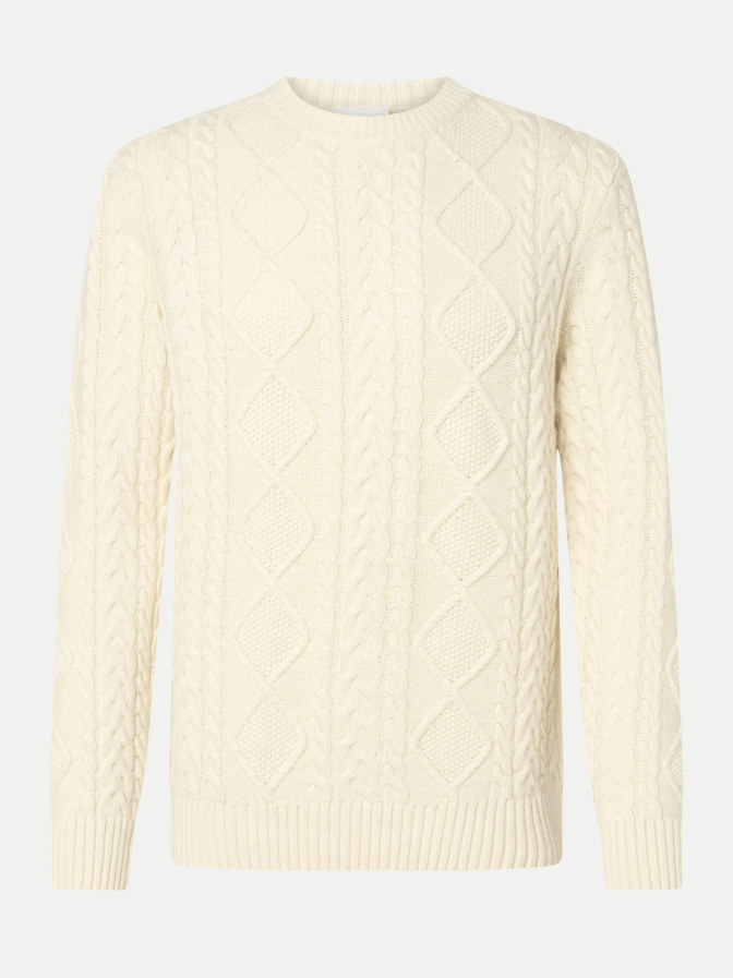 JOOP! JEANS Pullover mit Zopfmuster bei Robert Ley