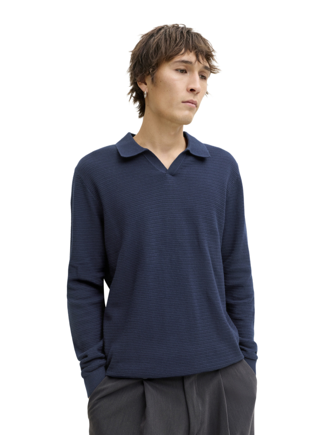JACK & JONES Poloshirt Flachstrick JPRBLURILEY bei Robert Ley