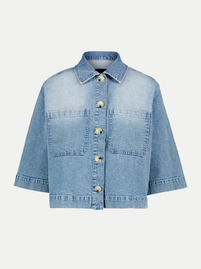 Zero Jeansjacke mit 3/4 Arm bei Robert Ley