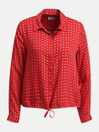 Milano Italy Hemdbluse mit Allover-Print 1449-CHILI PRINT bei Robert Ley