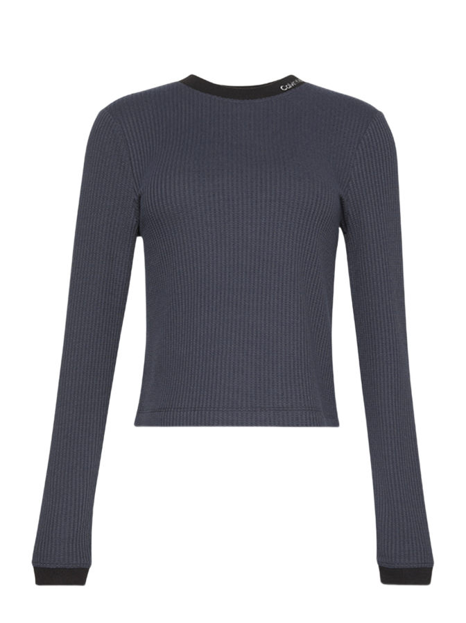 Calvin Klein Jeans Langarmshirt LS WAFFLE bei Robert Ley
