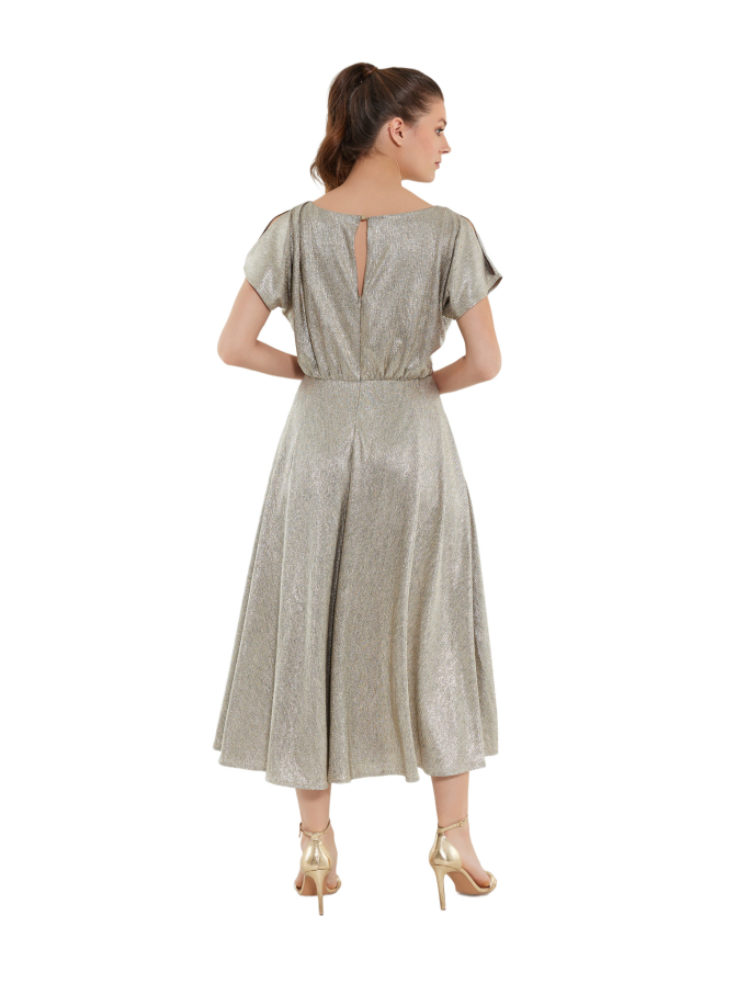 Swing Cocktailkleid aus Satinchiffon bei Robert Ley