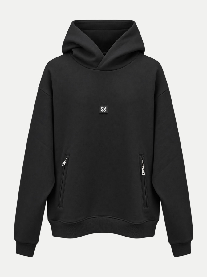 HUGO Hoodie Deryhood mit Logo-Patch bei Robert Ley