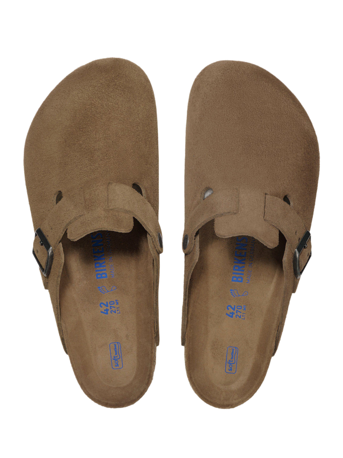 Birkenstock Sandale Boston LEVE Dark Tea Tonal bei Robert Ley