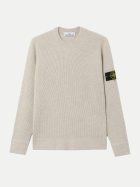 Stone Island Strickpullover aus Schurwolle v0m95sandmelange bei Robert Ley