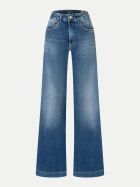 Mac Palazzo Jeans Rich D585 navy heavy wash-Trousers MAC Ladie bei Robert Ley
