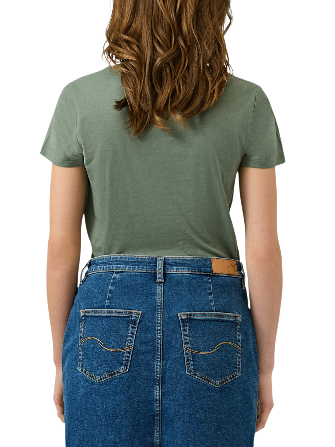Q/S designed by Basic-T-Shirt mit V-Ausschnitt bei Robert Ley