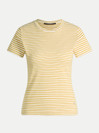 Windsor Women Gestreiftes T-Shirt 732-Bright Yellow 732 bei Robert Ley