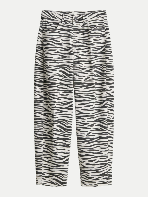 Opus Pants Barrel Jeans Mari Clear Zebra bei Robert Ley