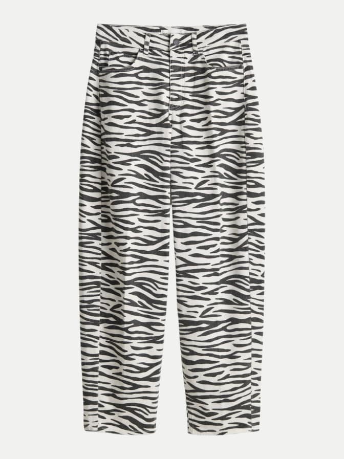 Opus Pants Barrel Jeans Mari Clear Zebra bei Robert Ley