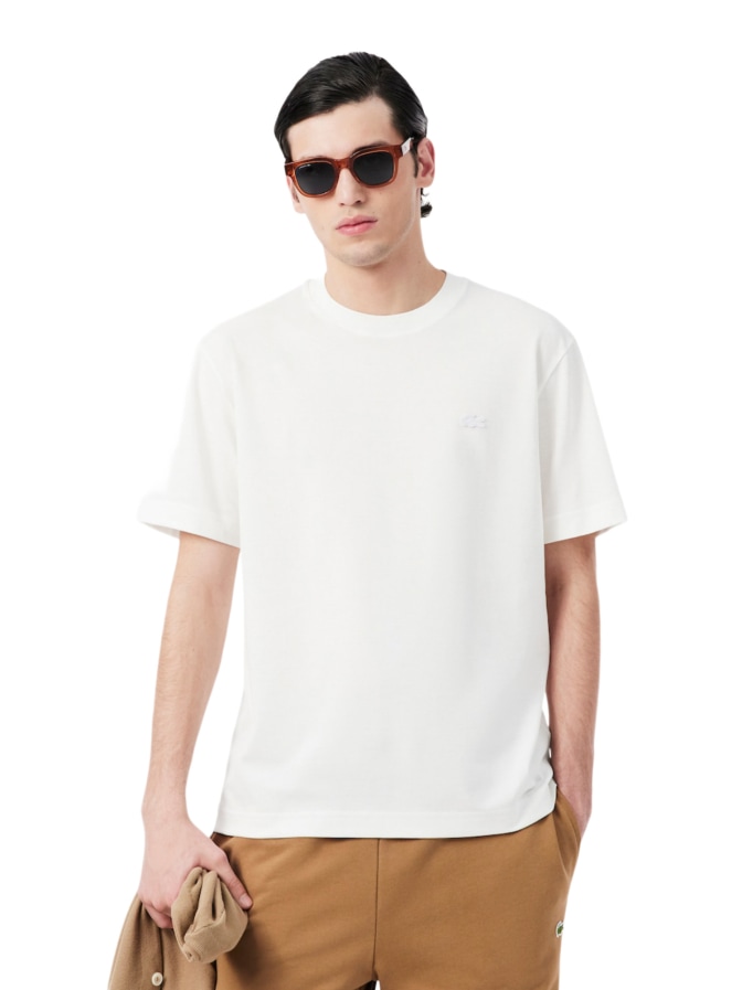 Lacoste T-Shirt aus Petit Piqué mit Pima-Baumwolle bei Robert Ley