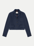 Circolo Kurze Jacke aus Piqué 447-blu navy bei Robert Ley