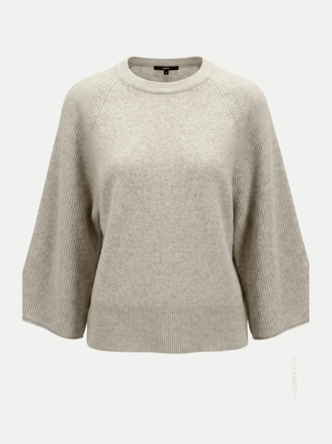 Zero Strickpullover mit Rundhalsausschnitt bei Robert Ley