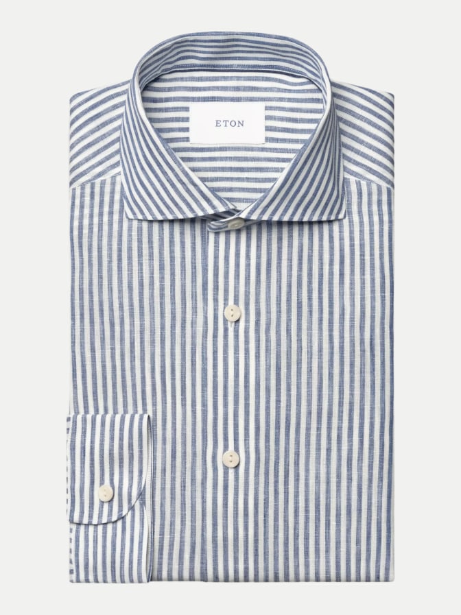 Eton Contemporary-Fit Leinenhemd bei Robert Ley