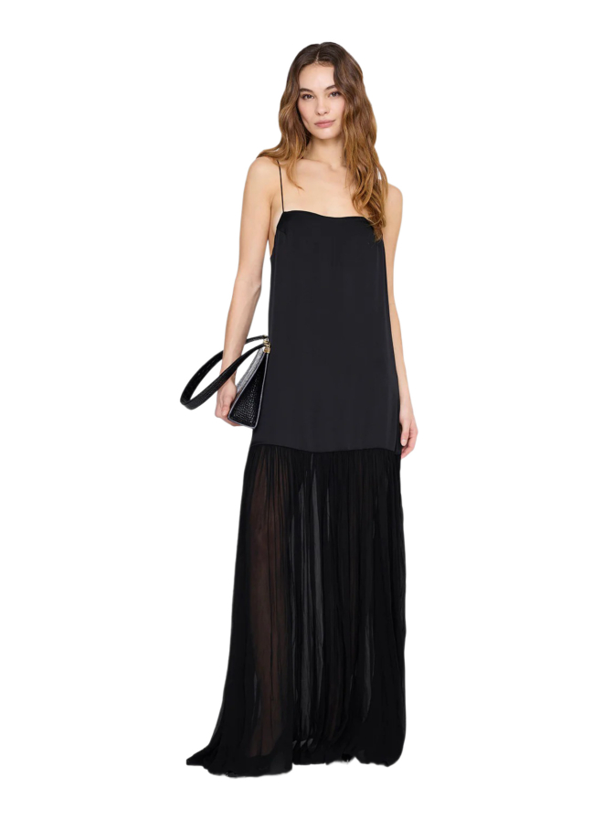 ANINE BING Satinkleid Clementine aus Seiden-Mix bei Robert Ley