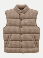 Polo Ralph Lauren Steppweste mit Hahnentritt-Muster 003ntmegbrwhtrn/dogtooth bei Robert Ley