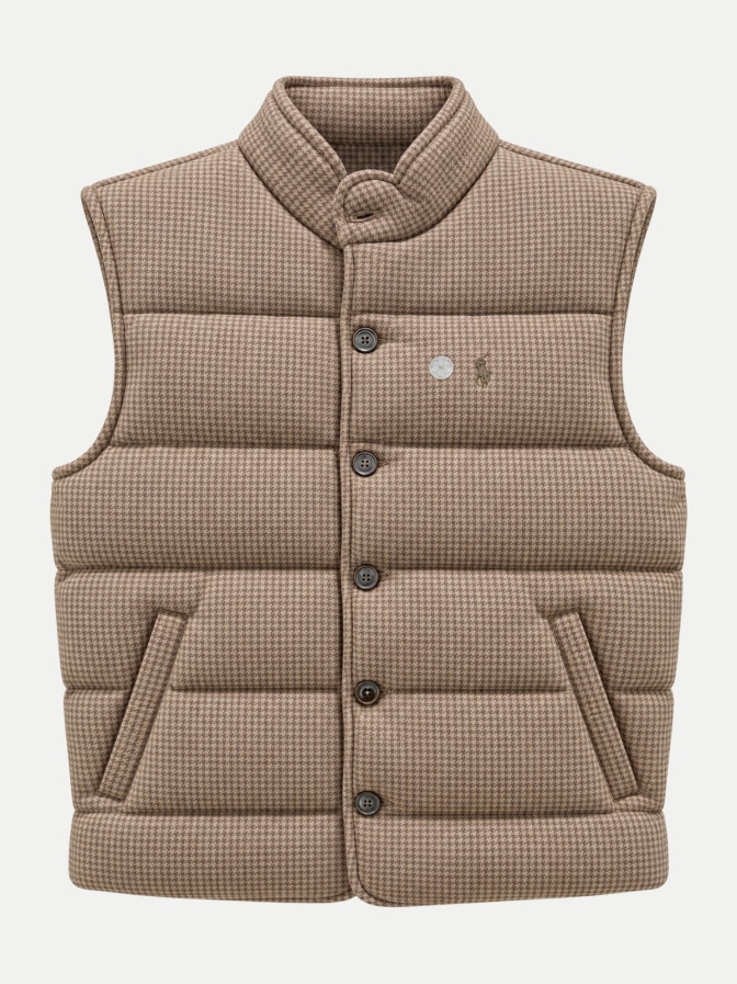 Polo Ralph Lauren Steppweste mit Hahnentritt-Muster bei Robert Ley