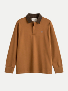 Gant Rugger mit Cordkragen 273-CARAMEL BROWN bei Robert Ley