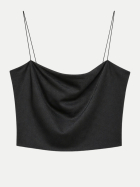 ESTELOU Bandeau Top mit Spagettiträger black bei Robert Ley