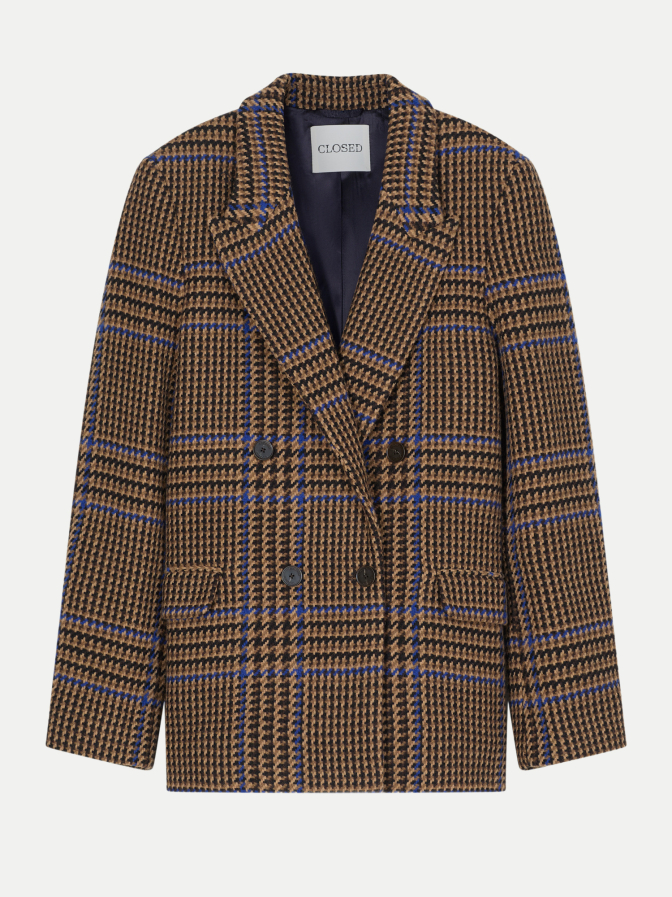Closed Blazer mit Karomuster bei Robert Ley