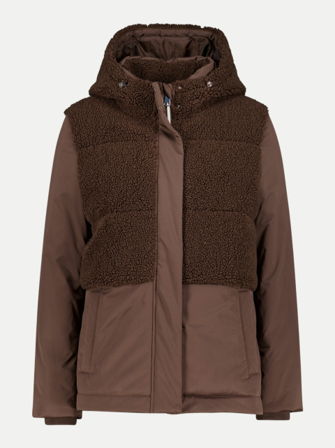 Cartoon Steppjacke mit Teddy-Details bei Robert Ley