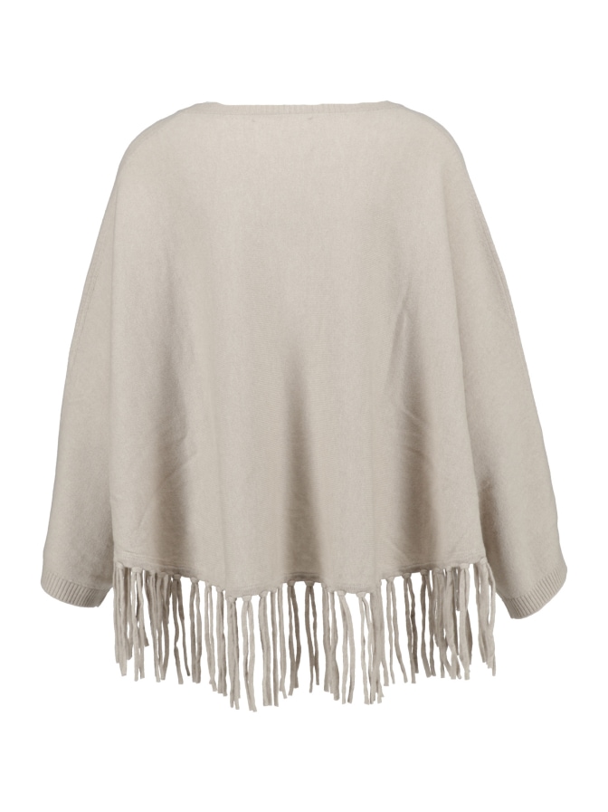 Robert Ley Poncho aus Woll-Kaschmir-Mix bei Robert Ley