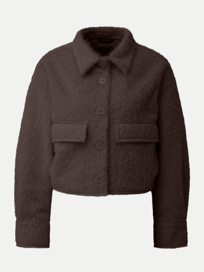 Q/S designed by Cropped Jacke in Woll-Optik bei Robert Ley