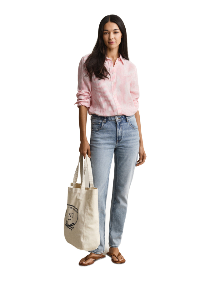 Gant Leinen Bluse mit Streifen bei Robert Ley