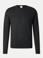 Bogner Pullover Ole aus Schurwoll-Kaschmir-Mix 021-anthra melange bei Robert Ley