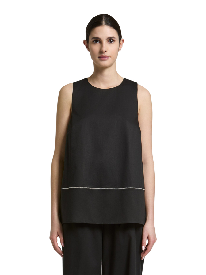Peserico Top aus Baumwollsatin bei Robert Ley